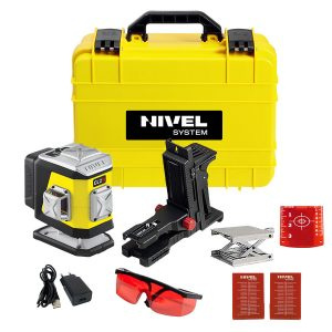 Nivel System multilaser CL2R wiązka czerwona Bluetooth