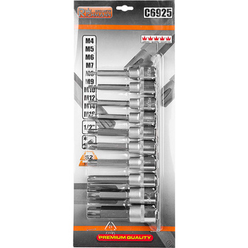 Richmann zestaw kluczy trzpieniowych Ribe 1/2"  M4-M16 100mm 1/2' C6925