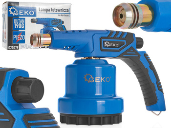 GEKO LAMPA LUTOWNICZA Z PIEZO NA KARTUSZE 190G G20079