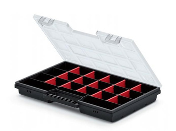 KISTENBERG  ORGANIZER NARZĘDZIOWY NOR12, 290x195x35mm CZERWONY