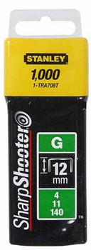 STANLEY ZSZYWKI TYP G 12mm 1000szt