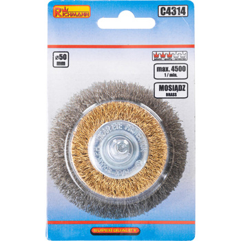 RICHMANN SZCZOTKA DRUCIANA TARCZ. MOSIĄDZ 50mm C4314