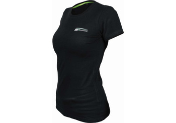 STALCO T-SHIRT DAMSKI CZARNY PERFORMANCE