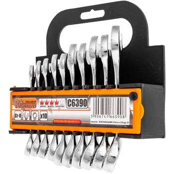 RICHMANN KLUCZE KRÓTKIE PŁ. OCZKOWE 10-19MM C6390
