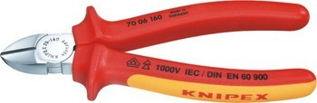 Knipex szczypce boczne tnące VDE 160mm