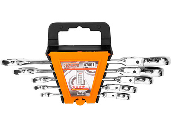 Richmann klucze z grzechotką 8-19mm Łamane C7401