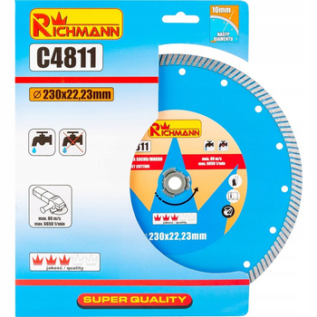 RICHMANN TARCZA DIAMENTOWA TURBO 230mm C4811