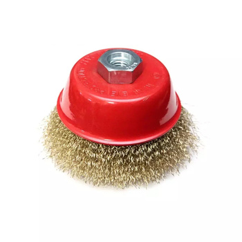 DEDRA SZCZOTKA DOCZOŁOWA MOSIĄDZOWANA 100MM