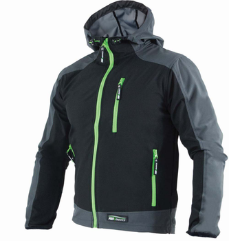 Kurtka softshell męska Jay szary sportowa 