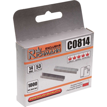 RICHMAN ZSZYWKI 14MM TYP 53 OPAK 1000SZT C0814