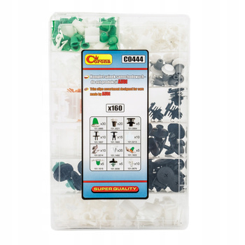 CORONA KPL. SPINEK SAMOCHODOWYCH AUDI 160 SZT C0444