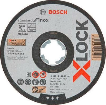 BOSCH TARCZA DO METALU XLOCK 125x1x22,23mm