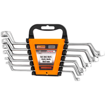 RICHMANN ZESTAW KLUCZY OCZKOWE ODGIĘTE 6-17MM 6EL. C6805