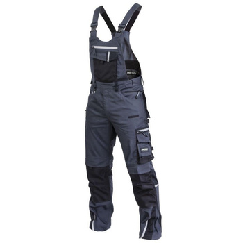 Stalco spodnie ogrodniczki robocze na szelkach PowerMax Proffesional