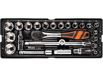 Richmann wkład zestaw nasadek 1/2 8-3mm 25elementów z grzechotką C1205