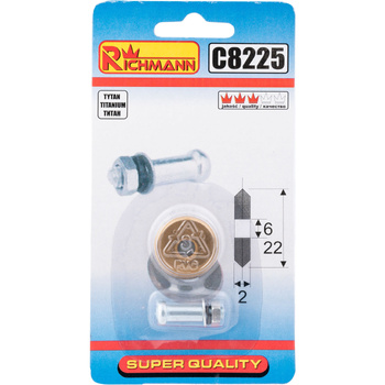 RICHMANN KÓŁKO DO GLAZURY 22X6X2 TYTANOWE C8225