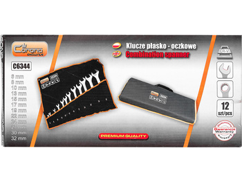 Richmann klucze płasko-oczkowe 6-32mm 12 elementów