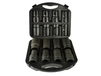 Geko komplet nasadek udarowych 1" 19-41mm 8 elementów