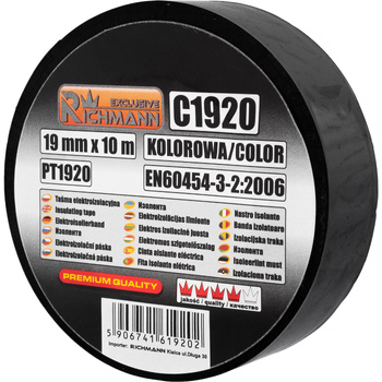 RICHMANN TAŚMA IZOLACYJNA 19MM 10M KOLOROWA C1920
