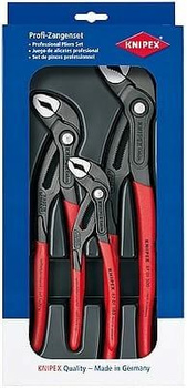 Knipex szczypce Cobra zestaw 3 sztuk 180 mm 250 300mm