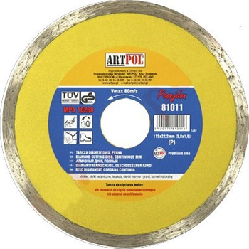 ARTPOL TARCZA DIAMENTOWA PEŁNA 250x25,4mm