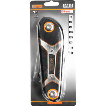 RICHMANN KLUCZE TORX SKŁADANE T9-T40 MM 8 EL. C6610