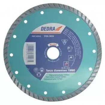 DEDRA TARCZA DO SZLIFOWANIA TURBO 230x22,2mm H1104