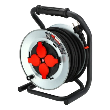 SCHMITH PRZEDŁUŻACZ BĘBNOWY 3x2,5mm GUMOWY 30m SCH09E21002