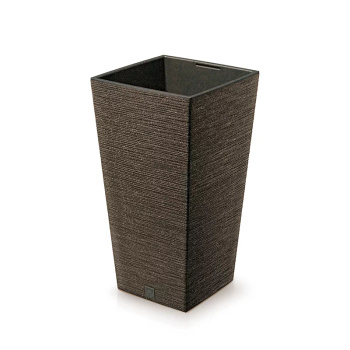 PROSPERPLAST Doniczka Furu Square Eco Wood DFSH400W-4625W