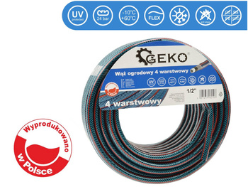 GEKO WĄŻ OGRODOWY 4-WARSTWOWY 1/2" 20M
