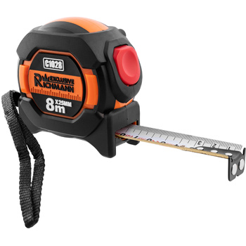 RICHMANN MIARA ZWIJANA 8M/25MM AUTOSTOP DWUSTRONNA