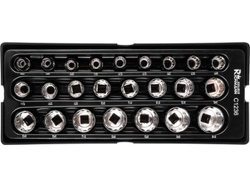 Richmann wkład nasadki1/2" 12-kątne 8-32mm 24 elementy C1236