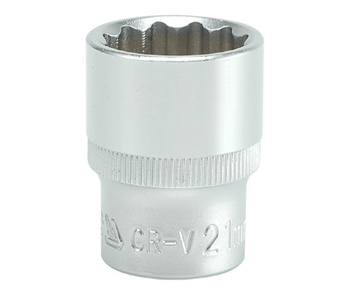 YATO NASADKA DWUNASTOKĄTNA 1/2"  KRÓTKA 21mm