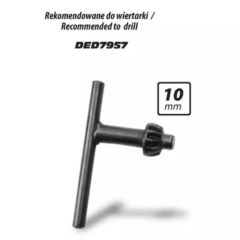 DEDRA KLUCZ DO SZLIFIERKI KĄTOWE 10mm