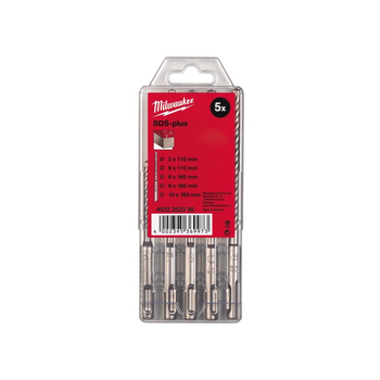 MILWAUKEE WIERTŁA SDS-PLUS KOMPLET 5 SZTUK 4932352338