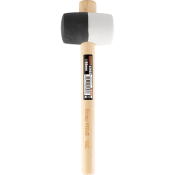 RICHMANN MŁOTEK GUM. 90 BIAŁO-CZARNY RĄCZKA DREWNO C2604