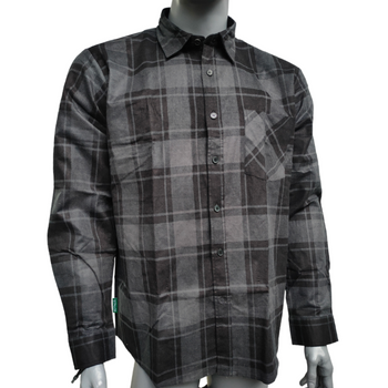Koszula flanelowa Stalco Szara