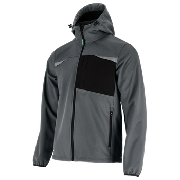 Kurtka softshell męska Rock szary